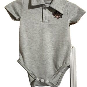 BAMBOO Gray Kids Bodysuit